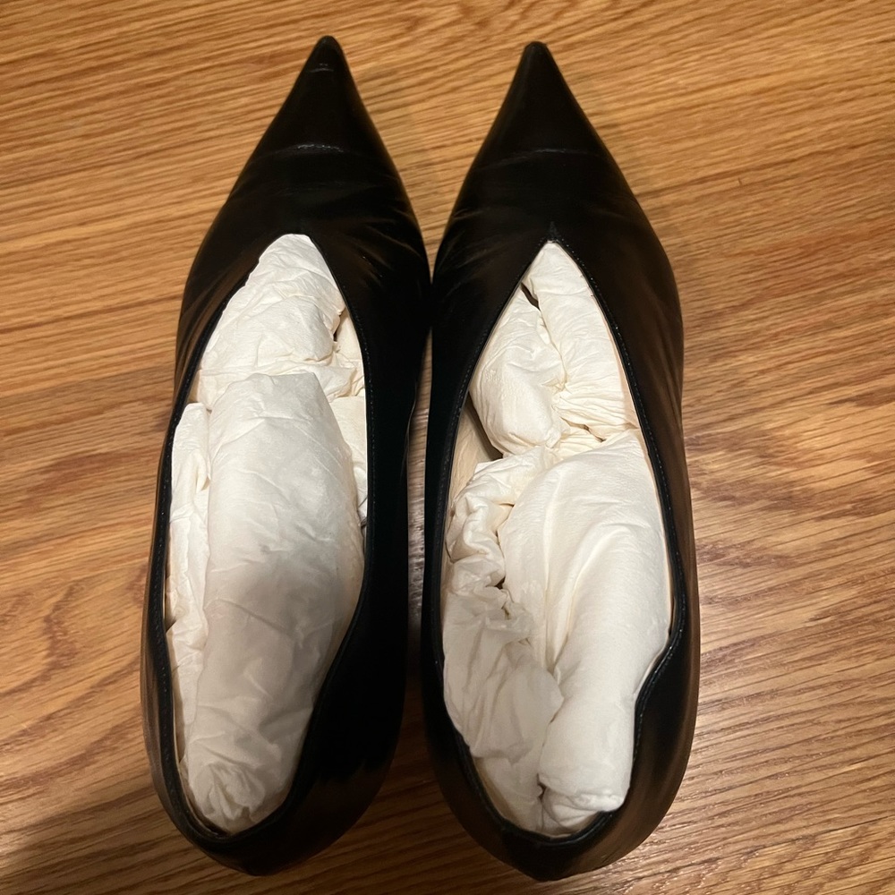 Celine black leather heels - Picture 2 of 5